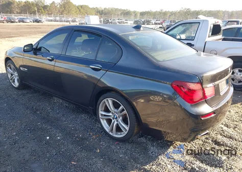 2014 BMW 750I z USA, uszkodzony, nr VIN WBAYA8C54ED824974